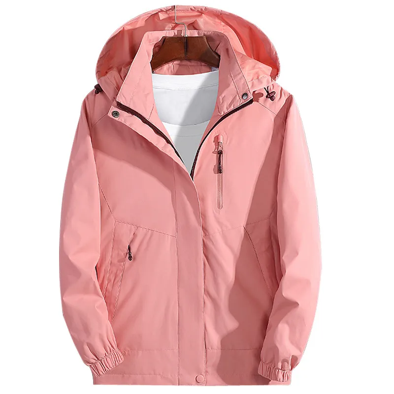 

Женский спортивный Тренч Весна-Осень 2022, ветрозащитная Водонепроницаемая тонкая верхняя одежда с капюшоном и длинными рукавами, Женская ветровка, топ KW446