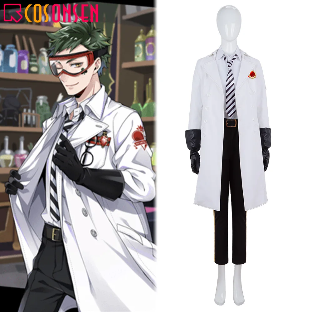 Twisted Wonderland Ace Trapola Cater Diamond Deuce Spade Trey Clover Costume Cosplay White Sperimentale Cloth Cosplayonix Made