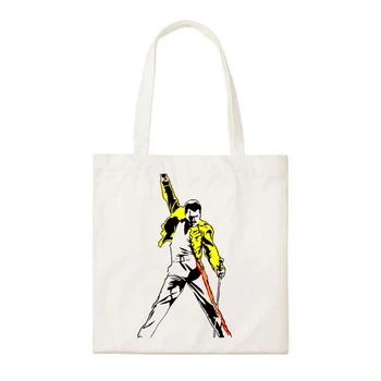 

black metal glam rock band goth punk music art print daily canvas shopping bag handbags school bags