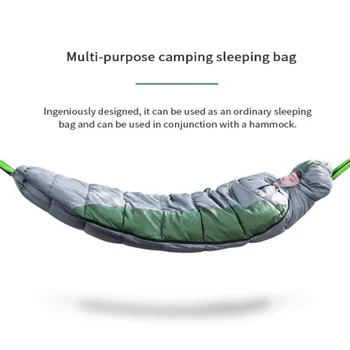 

Underquilt Multi Purpose Hammock Sleeping Bag Camping Warm Outdoor Adult Camping Customized Winter Cotton Travel Sleeping Bag