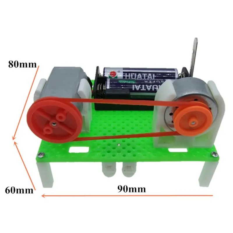 Творческий DIY Собранный мини Трансмиссия генерировать электрический генератор Модель научный эксперимент Дети Развивающие игрушки