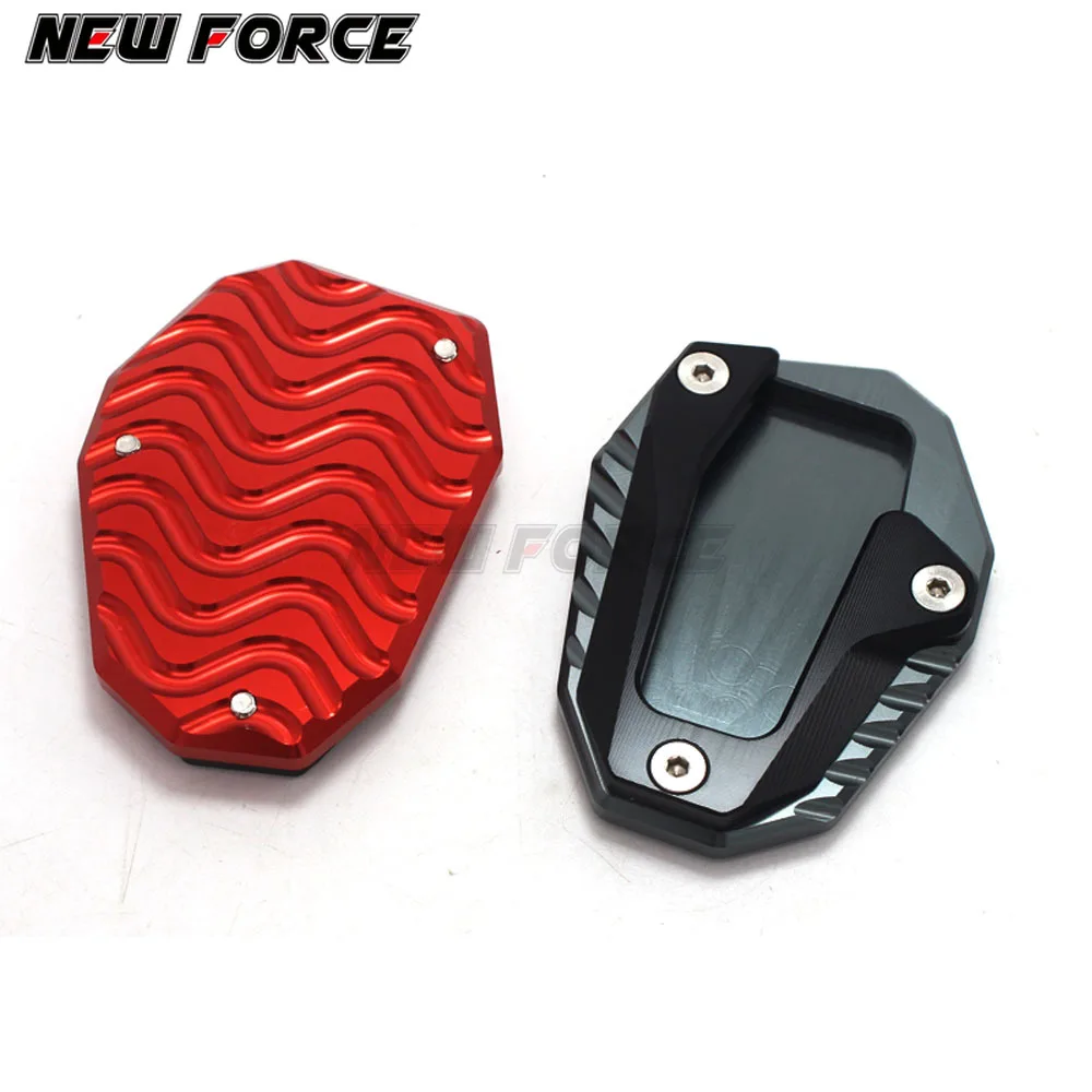 Side Kickstand Stand Extension Plate Pad For DUCATI Hypermotard 821 2013-2017