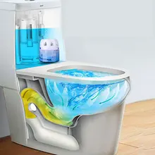 Автоматический очиститель для туалета-Волшебный смывной бутилированный помощник синий пузырь удивительные аксессуары для дома Туалет Автоматический робот-чистильщик