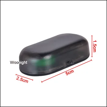 

Car Fake Security Light Solar Powered Simulated Dummy Alarm Wireless Warning Anti-Theft Caution Lamp LED Flashing Imitation