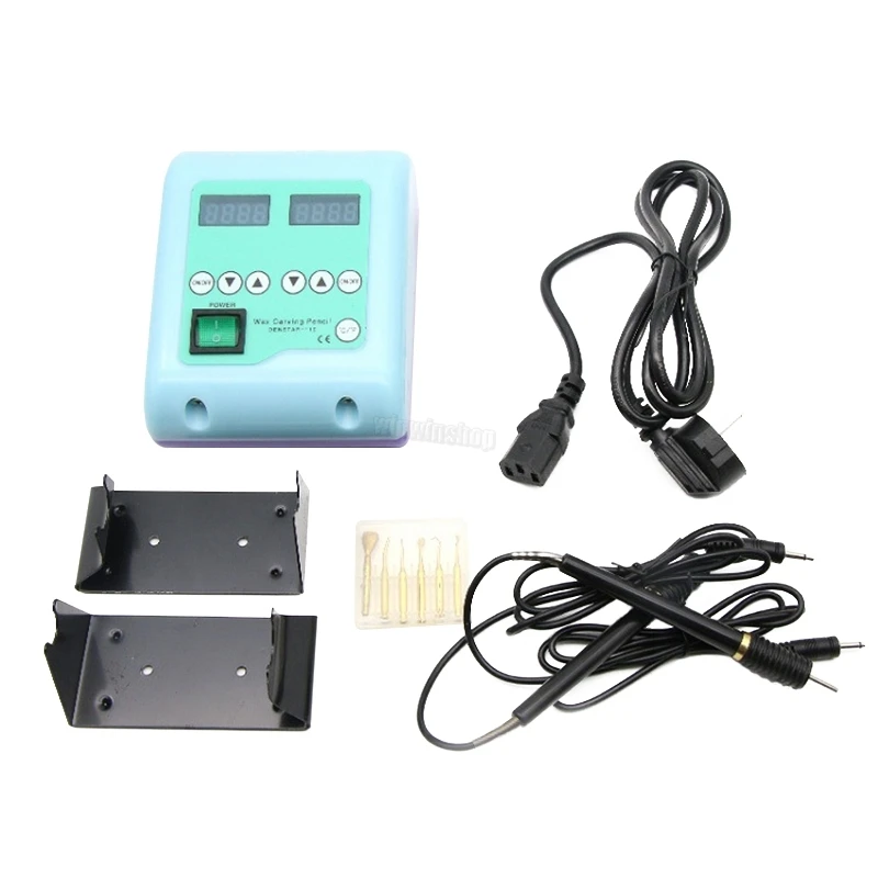 

high quality 1sets New Dental Lab Handle Wax Carving Heater kit with 6 Wax Tips+2 Pens Pot