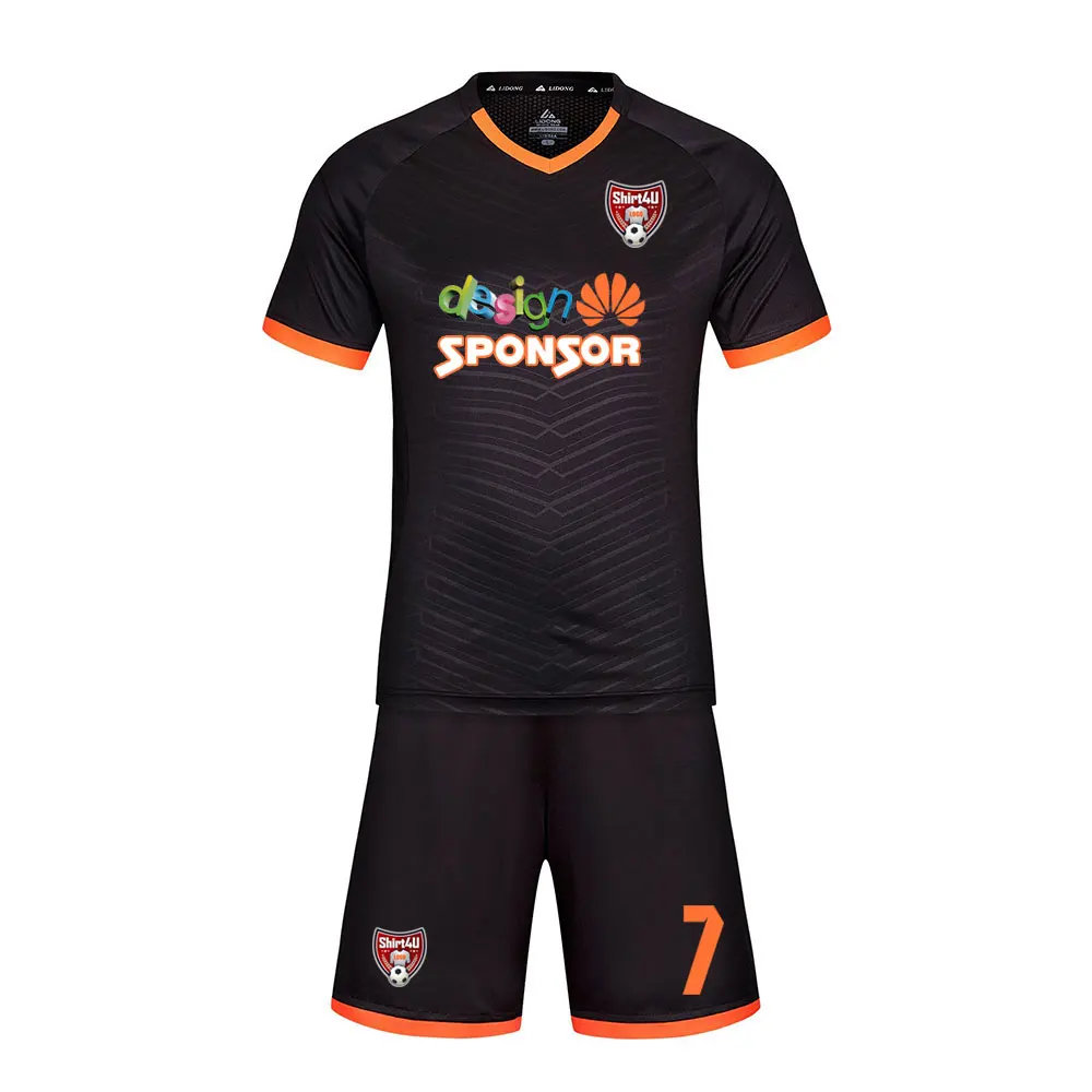 

Soccer Team Custom Football Uniforms Men Set Blank Soccer Kits Training Suits Breathable futball shirt and shorts 2018