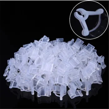 

100Pcs Mini Transparent Flower Plants Grafting Clips Gardening Ornaments Tools For Seedlings