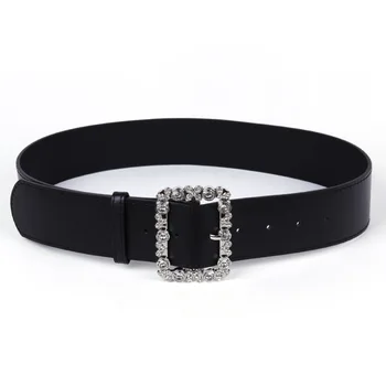 

New fashion diamond-studded ladies belt Casual fashion simple versatile belt