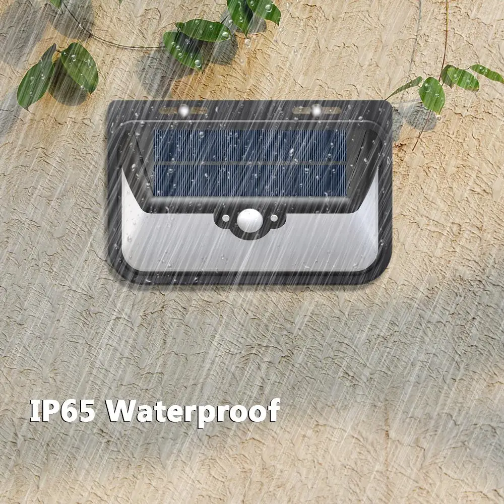 

68 LEDs Solar Lamps Three Working Modes Functional Outdoor Garden Lignting Lamps Wall Yard Fence Solar Power Lights