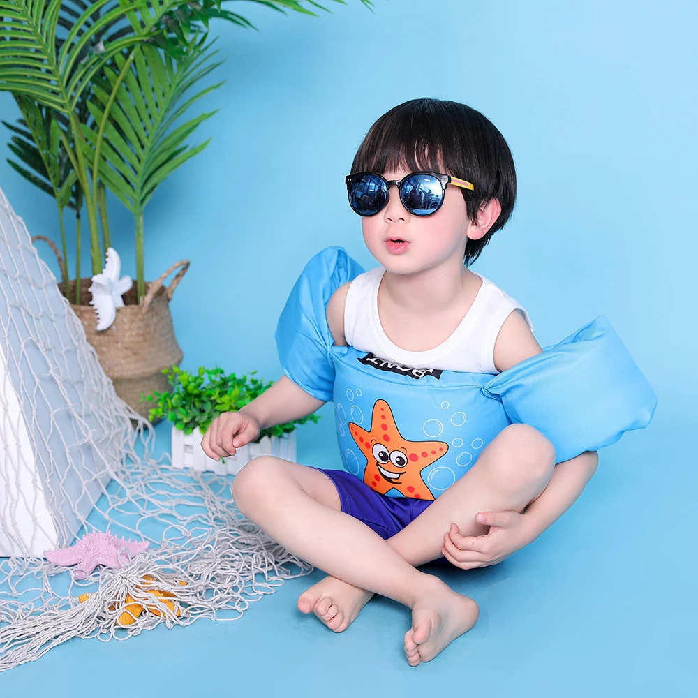 Baby Life Vest Swim Rings Puddle Jumper Child Life Jacket 2-6 Years Old Boy Girl Children Vest Form Polyester life jacket