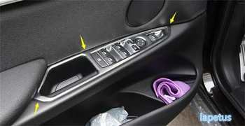 

Lapetus Matte Interior Refit Kit Fit For BMW X5 F15 2014 -2018 X6 F16 2015 - 2018 Door Window Lift Button Panel Decor Cover Trim