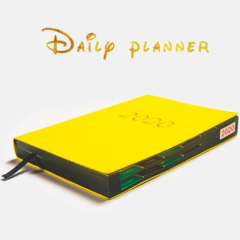 

2020 Agenda A5 Diary Leather Notebook Planner Weekly Note Books Monthly Schedule Chinese Planner D40