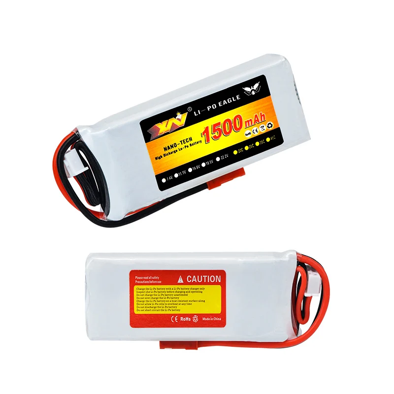 7.4V 1500Mah 20C Ricaricabile Lipo Batteria Per Hubsan H501S H502S H109S H901A Trasmettitore