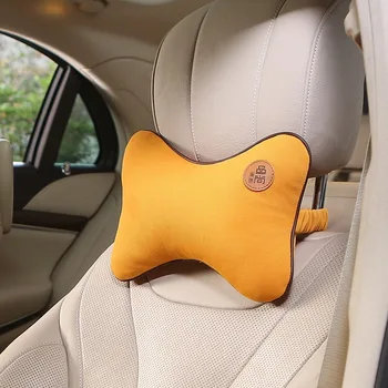 

Car Bone Pillows, Car Accessories, Four Seasons, Universal Breathable Cervical Spine Protection Hollow Cotton Car Headrest