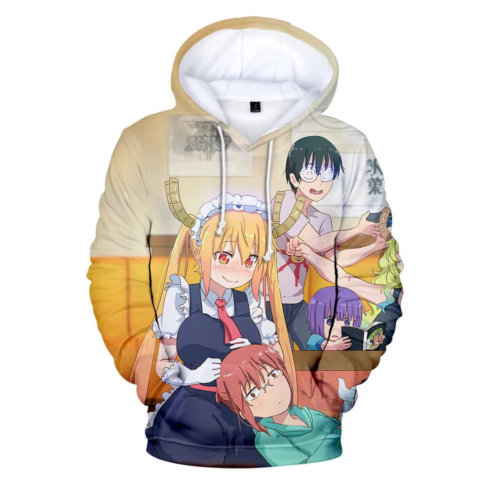 Xiao Lin's dragon maid/3D Толстовка с капюшоном для мужчин/женщин/детей новый модный