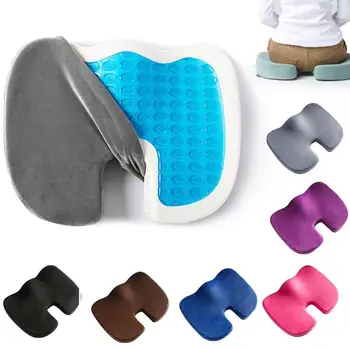 

Massage Chair Cushion Pad Car U-Shape gel Cushion Travel Breathable Cushion Coccyx Orthopedic Memory Foam U