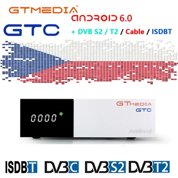 

GTMEDIA GTC smart TV Box with 2 year cccam 1Year 7000+Live Europe French Spain Portugal IPTV Subscription free sports android tv