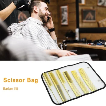 

Transparent Hair Cutting Scissors Bag Waterproof Fashion Barber Hairdressing Pouch