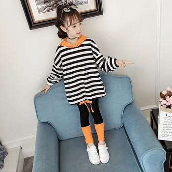 

2 pieces girls clothing sets sweatshirt +leggings 2019 auutmn fall kids clothes