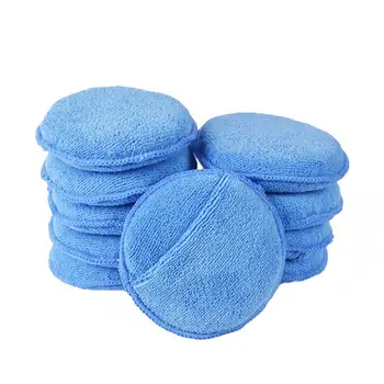 

Car Wax Sponge 5 Inch Soft Microfiber Manual Applicator Pad Polishing Sponge with Pocket for Apply Remove Wax Auto Care