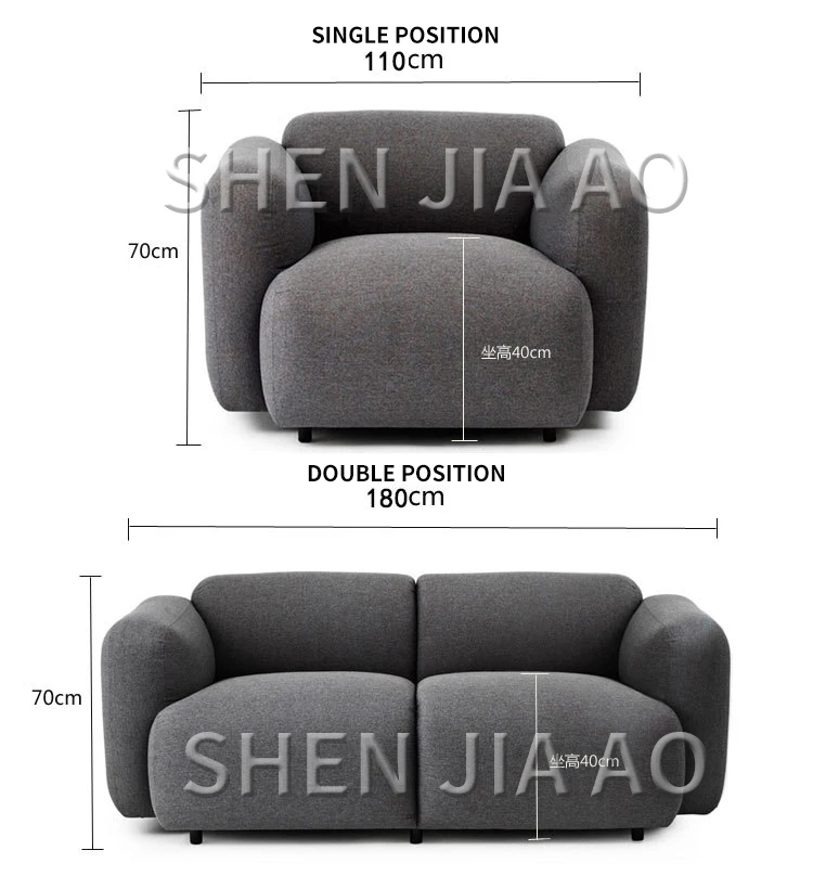 1 шт. трехпозиционный диван в скандинавском стиле, современный Повседневный хлопковый диван в креативной форме, съемный диван для гостиной