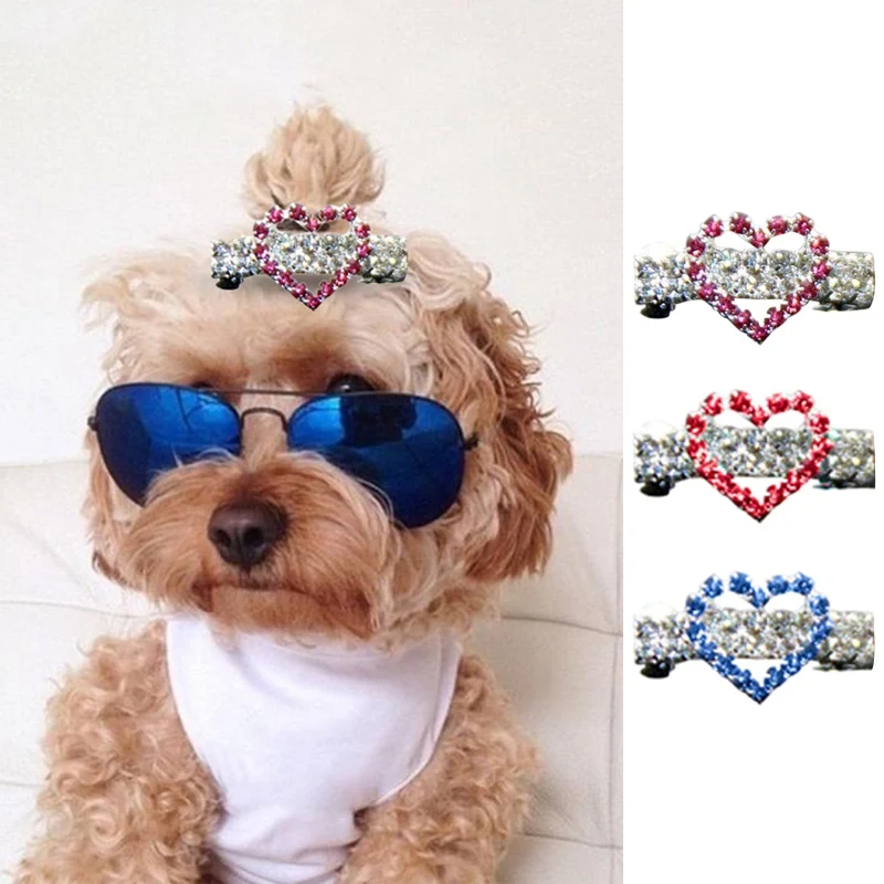 Pinzas para el pelo para perros pequeños, lazos para el pelo, accesorios para el cuidado del perro, productos de colores para cachorros y gatos