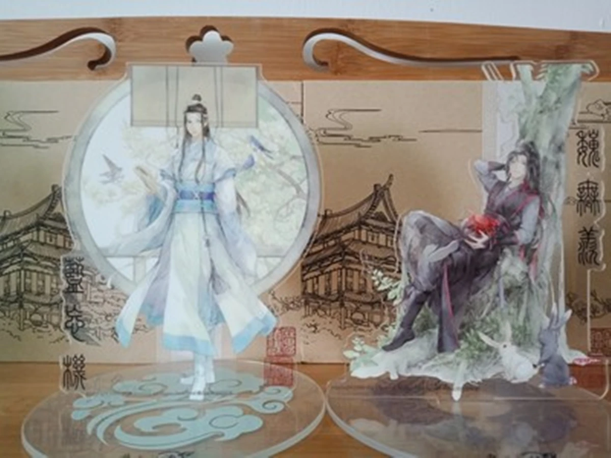 Wei Wuxian Lan Wangji сцена акриловая игрушка Косплей Mo Dao Zu Shi настольное украшение Grandmaster Demonic культивирование Хэллоуин