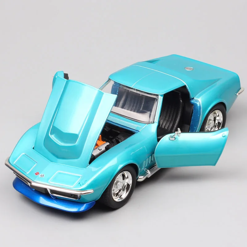 Jada 1/24 масштаб классика 1969 Chevrolet Corvette Stingray ZL1 chevy vette металлические Литые и игрушечные автомобили модели автомобилей коллекции