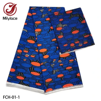 

Stretchy Unique Tiancy printed fabric 4 yards match 2 yards Chiffon fabric for one set 19 different design available