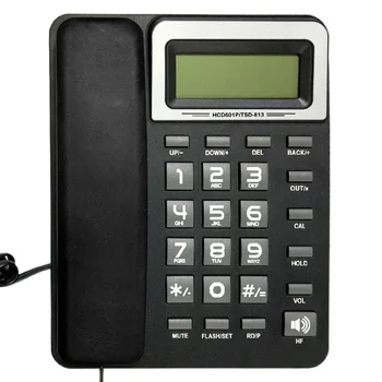 

LEORY Wired Desktop Wall Phone Call Landline Telephone Home Office Hotel With FSK/DTMF Compatible With LCD Display Fixed Phone