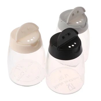 

4pcs/set Thicken Seasoning Bottle Clear Glass Seasoning Shaker Spice Bottle For Salt Pepper Sugar Kitchen Outdoor BBQ Tools