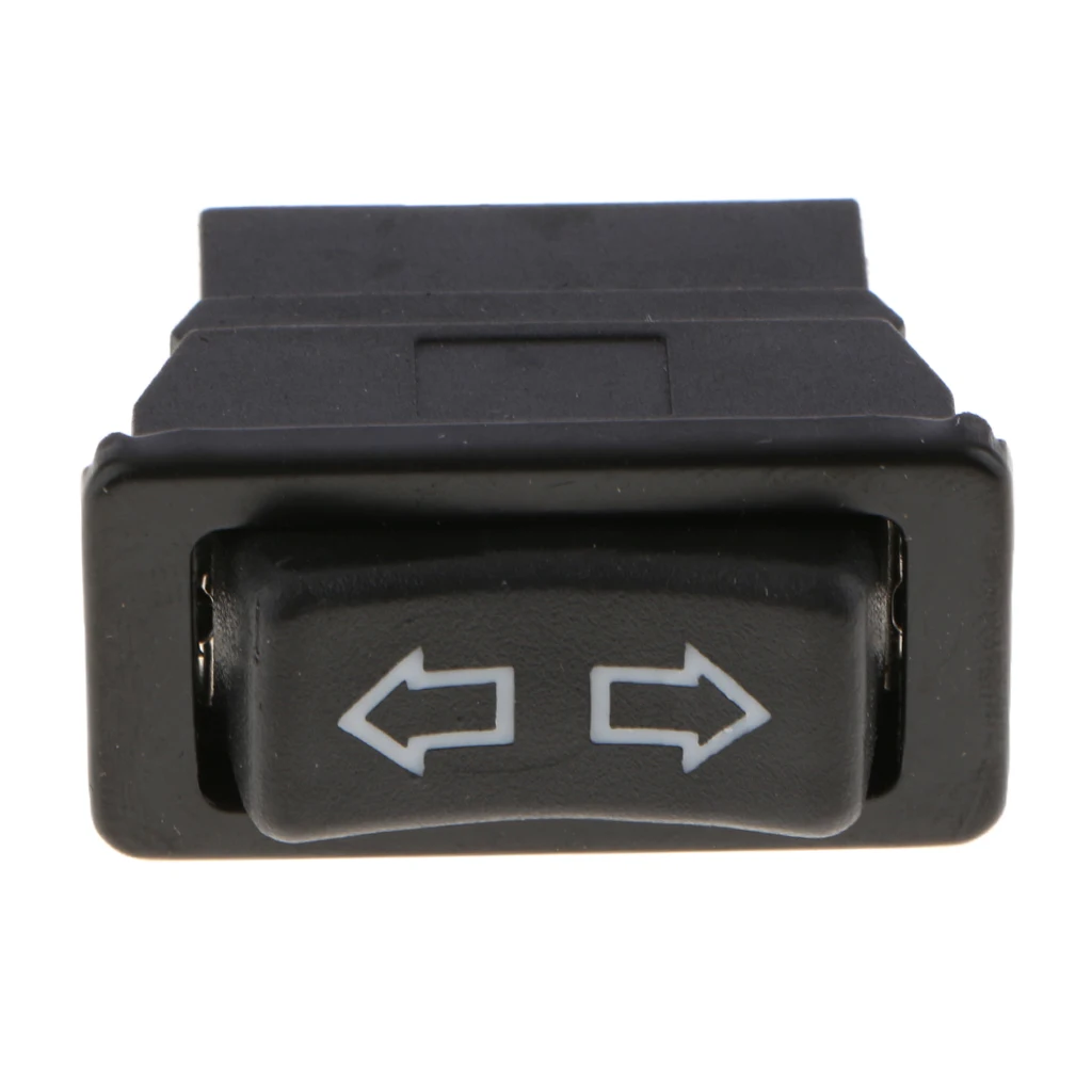 2pcs Car 2 Rows Electric Power Window Master Control Switch Green Led Light