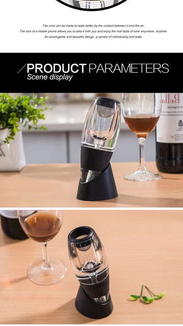 Verseur Professionnel Magique De Décanteur De Vin Rouge Avec Support De  Filtre, Distributeur D'aérateur D'air Rapide Pour La Maison, Ensemble  Essentiel De Bar À Manger - AliExpress