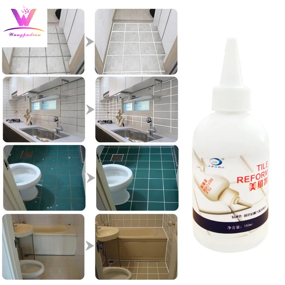 260ml Tile Repair Glue Impermeable Tile Adhesive Glue Heavy Duty Wall  Stickers Easy Bonded For Loose