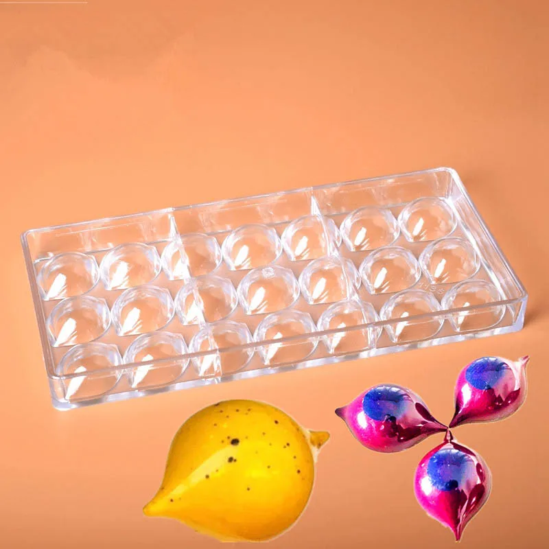 

Mini Shape Lemon Chocolate Mold Polycarbonate Chocolate Mould New Design Chocolate DIY Chocolate Candy Mould
