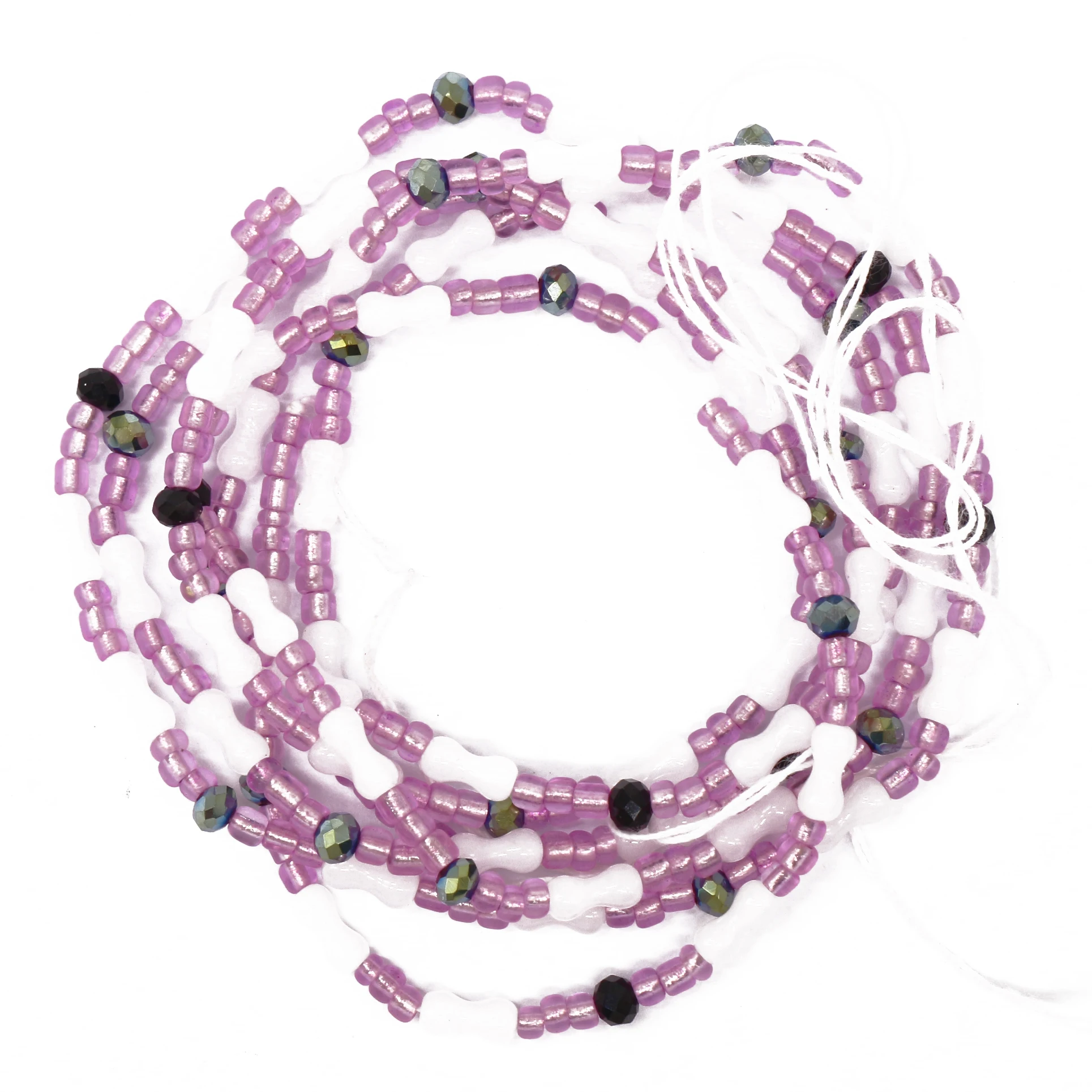 cotton string waist chain tie on 45 inch Belly chian waist beads for