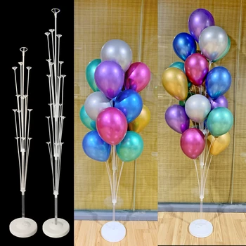 

Baby Showe Birthday Wedding Decoration Balloon Stand Christmas Metal Confetti Balloons Brithday Party Decoration Kids Globos LED