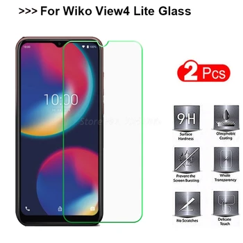Перейти на Алиэкспресс и купить 2 шт для Wiko View 4 Lite закаленное стекло 9H Toughend передний мобильный телефон пленка для Wiko Y50 Y60 Y70 Y80 View4 Защитная пленка для экрана ^