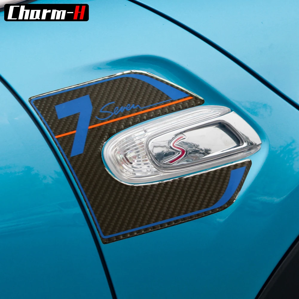 2 шт. наклейки из углеродного волокна для BMW Mini Cooper F55 F56|Наклейки на автомобиль| |