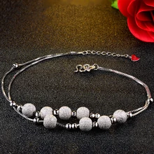 SAF, цепочка на ногу, браслет на ногу, серебро 925, милый серебряный ножной браслет, ювелирное изделие, S925, браслет на ногу, регулируемая длина, подарок на день рождения