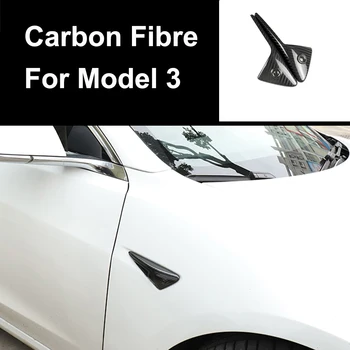 

Car Fender Camera Cover for Tesla Model 3 2018-2019 Turn Signal Indicator Cover Autopilot Auto External Stickers Accessories