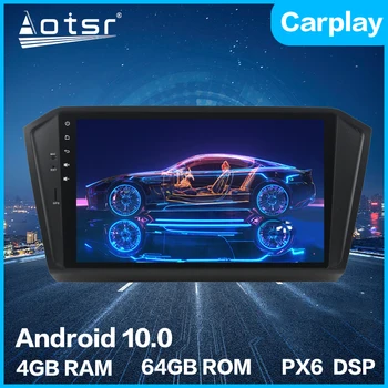 شراء مشغل راديو للسيارة من Aotsr يعمل بنظام الأندرويد 10.0 بسعة 4 + 64 جيجابايت مزود بنظام تحديد المواقع ووحدة وسائط متعددة ستيريو للسيارة لسيارات VW ...