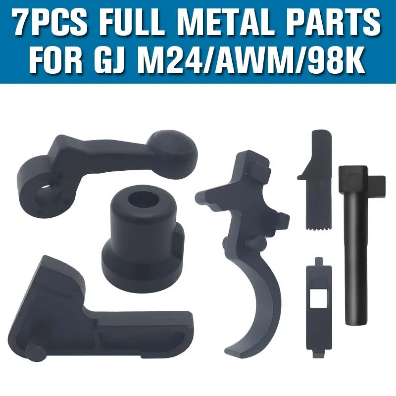 

NEW 7PCs 1.3mm Spring Hopup Pull Bolt T-piece Alloy Barrel Part for GJ M24/AWM/98K Modification Upgrade