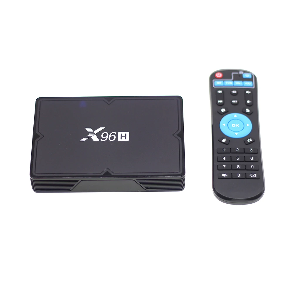 X96H tv Box Android 9,0 Smart tv Box Allwinner H603 Четырехъядерный 4 ГБ/64 Гб Youtube BT4.1 6K 2,4G/5G WiFi медиаплеер