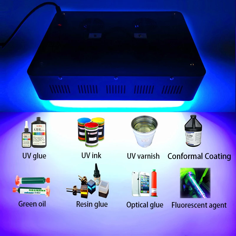 Uv Led High Energy Ultraviolet Curing Lamp 365nm 385nm 395nm 405nm Fast