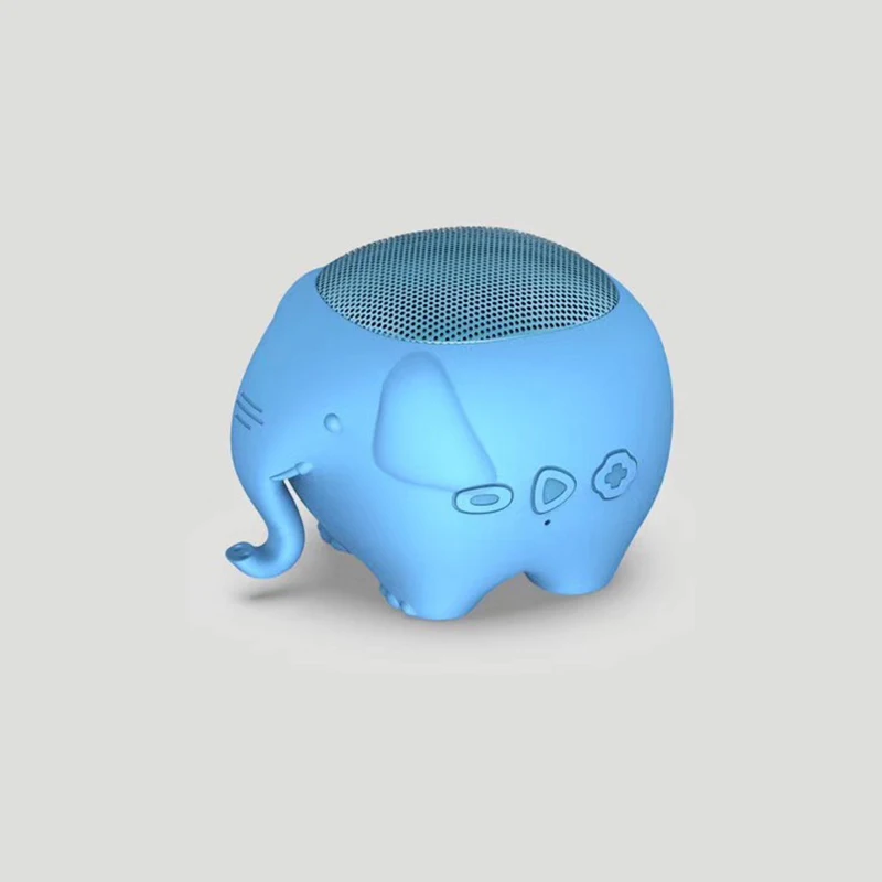 Portable Cute Animal Wireless Speaker Pig Elephant Mouse 3W Audio Driver Clear Stereo Speakers Handsfree Call - Цвет: 3