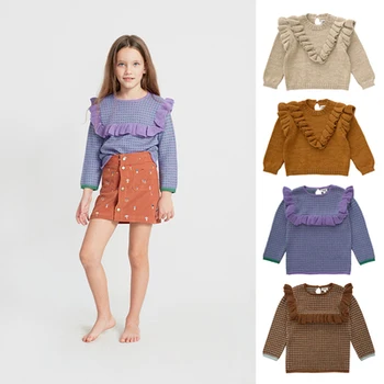 

baby girl winter clothes baby sweater 2020 New wool warm pullover knitted sweater