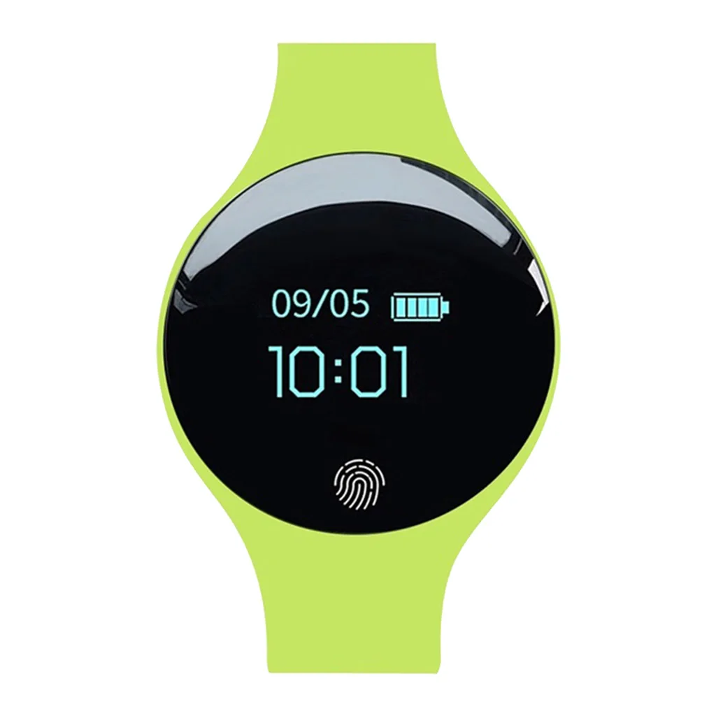 Multi-Function Sports Pedometers Bluetooth Smart Bracelet Fitness Wristband Heart Rate Monitor 0.66inch Touch Screen