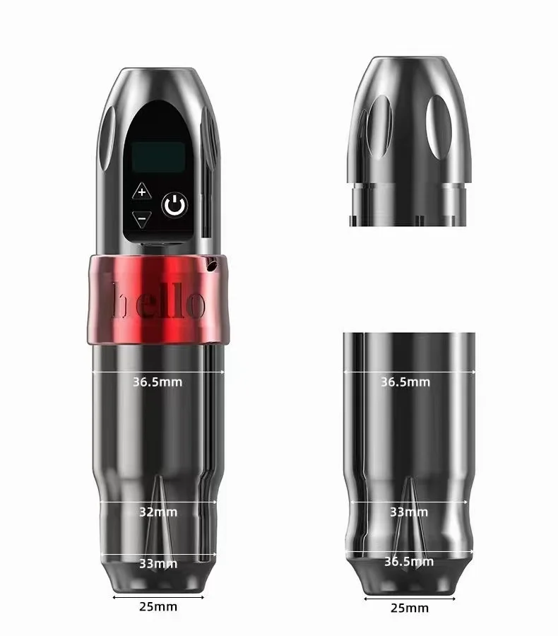 NEW Professional Wireless Auto Tattoo Pen Handpiece Machine With Strong Corless Motor 1650mAh Lithium Battery 9v 11000 RPM | Красота и
