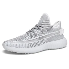 Новые Модные Спортивные Повседневные туфли флуоресцентные детские звезды мужская обувь